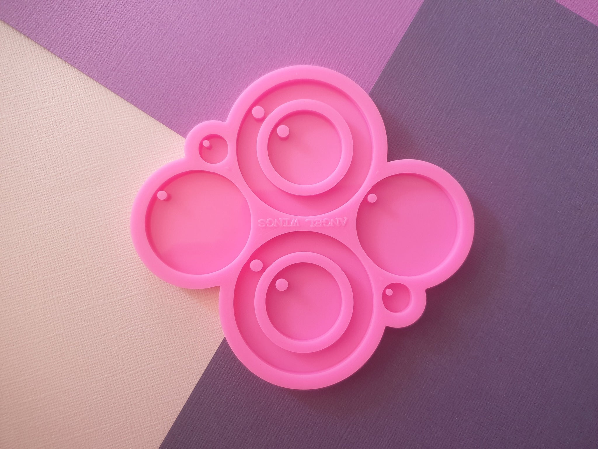 1pc Circle earring mould, dangle drop mold, shiny Silicone mold, DIY Jewelry Making, glitter epoxy Resin mould, Jewellery supplies australia