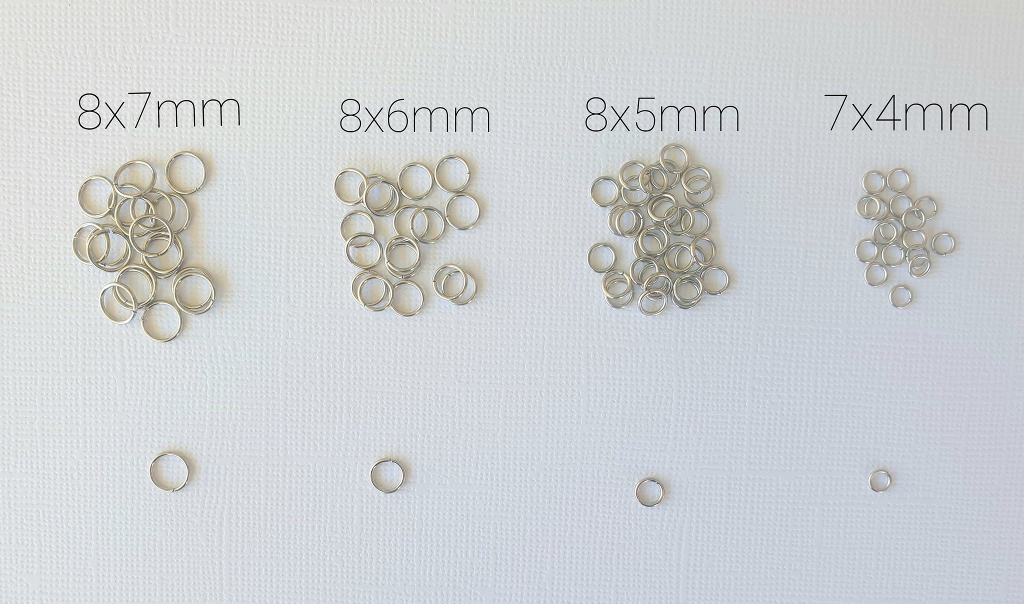100pcs Stainless Steel Jump Rings, Jewellery Making Connectors, Split Rings, Accessories for Diy Jewellery, Jewellery Findings australia