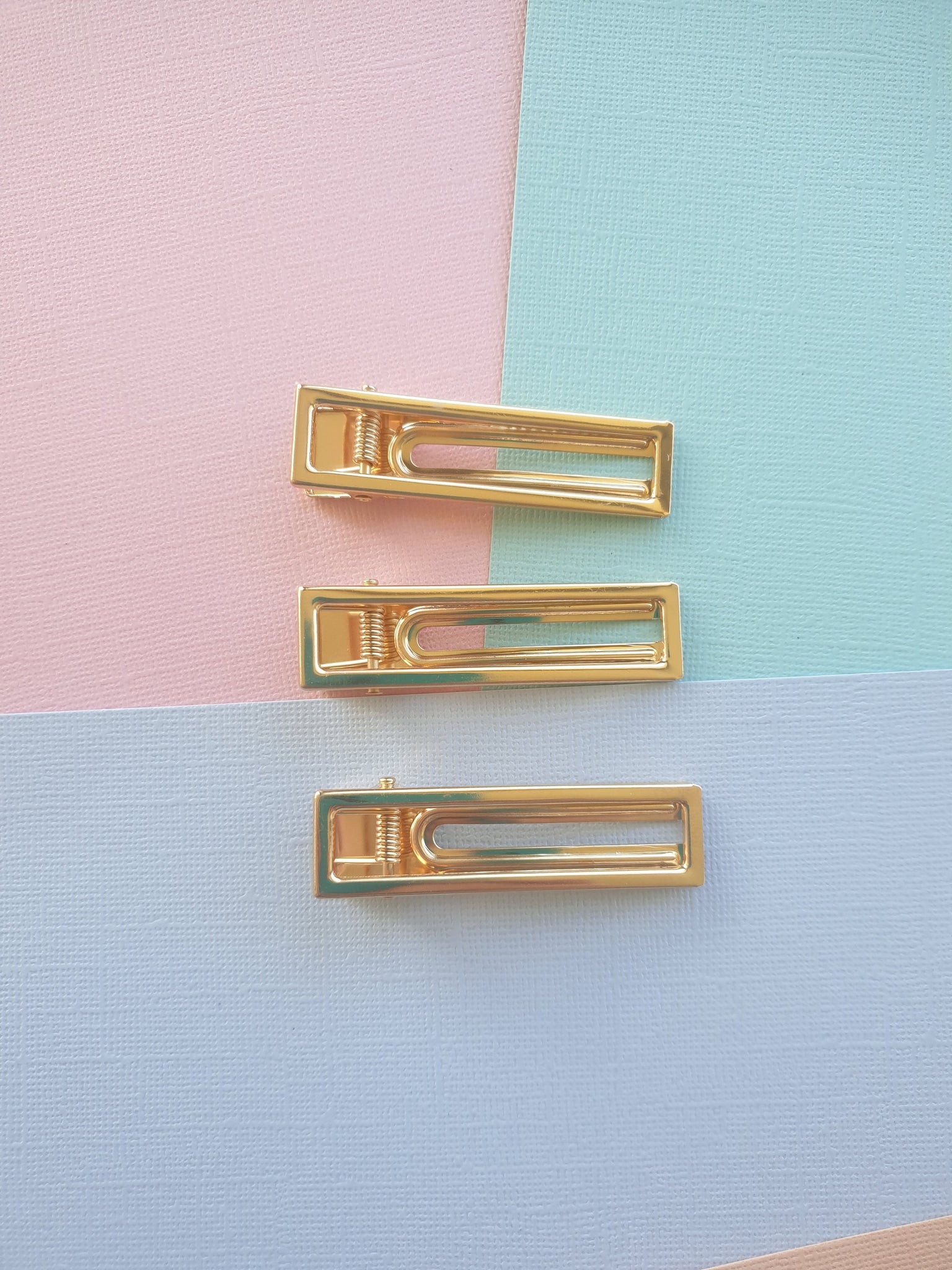 3pcs rectangle Barrette hair clip, for silicone mold, Resin Hair Clip, Silicone Mold, DIY Hair Clip, Barrette Hair Clip, strong hair clip