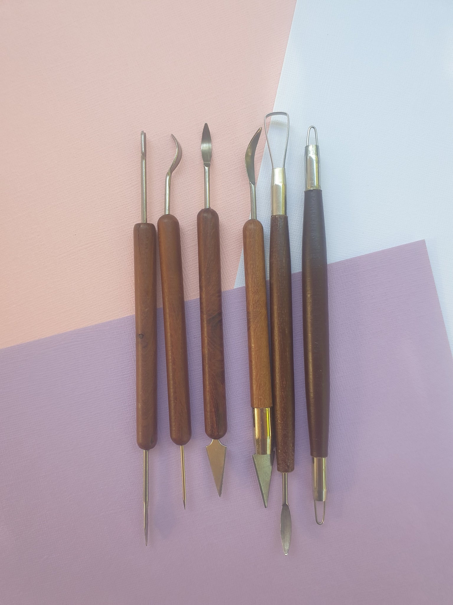 6pcs/set Sharp Clay Sculpting, Wax Carving, jewellery supplies, Clay Shapers, Wooden Ceramic tools, Pottery tools, Polymer clay tools aus