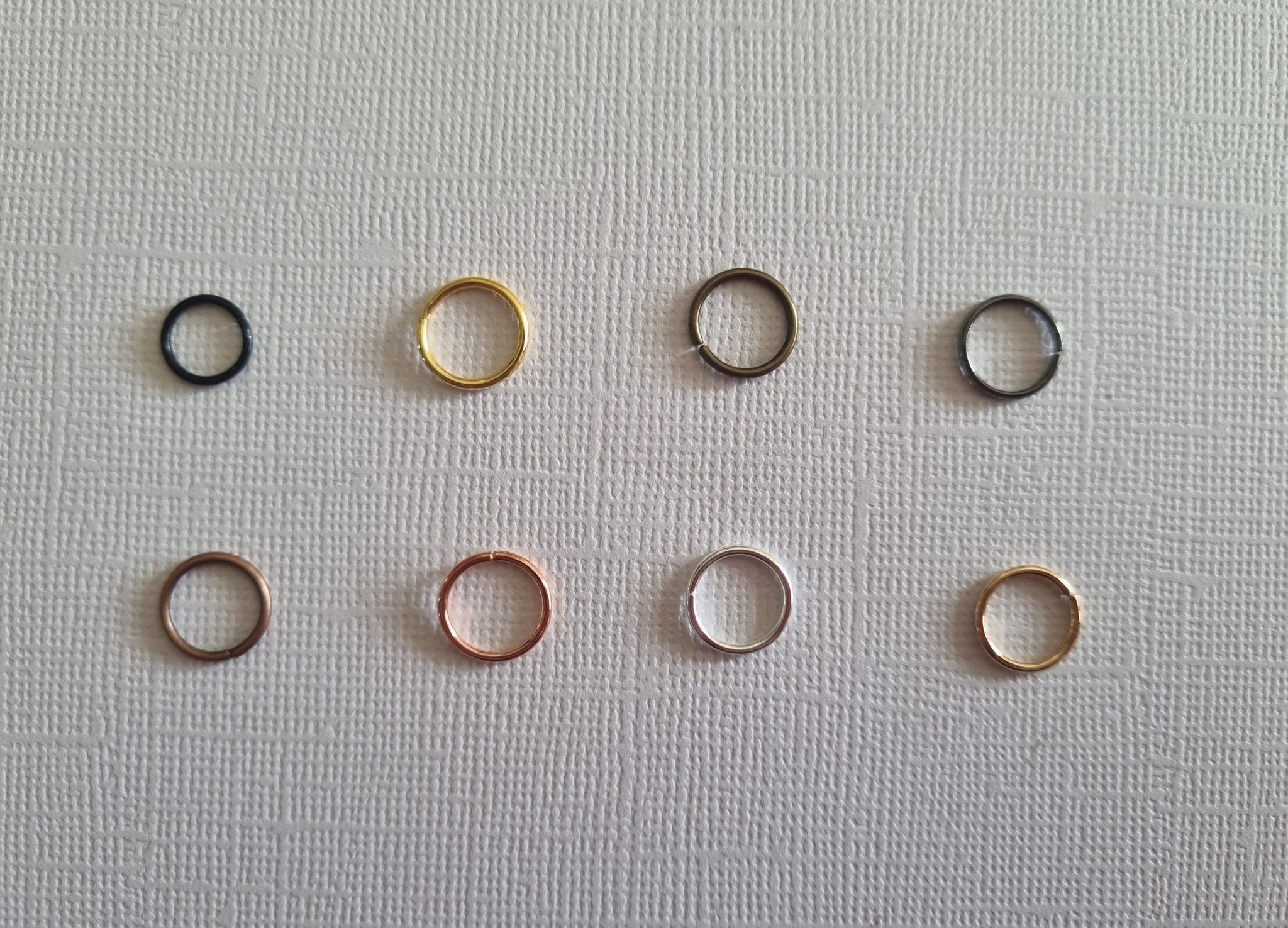 200pcs 6/8/10mm Hypoallergenic Jump Rings, Split Rings, charm Connectors, Diy Jewellery Findings, Jewellery supplies Australia
