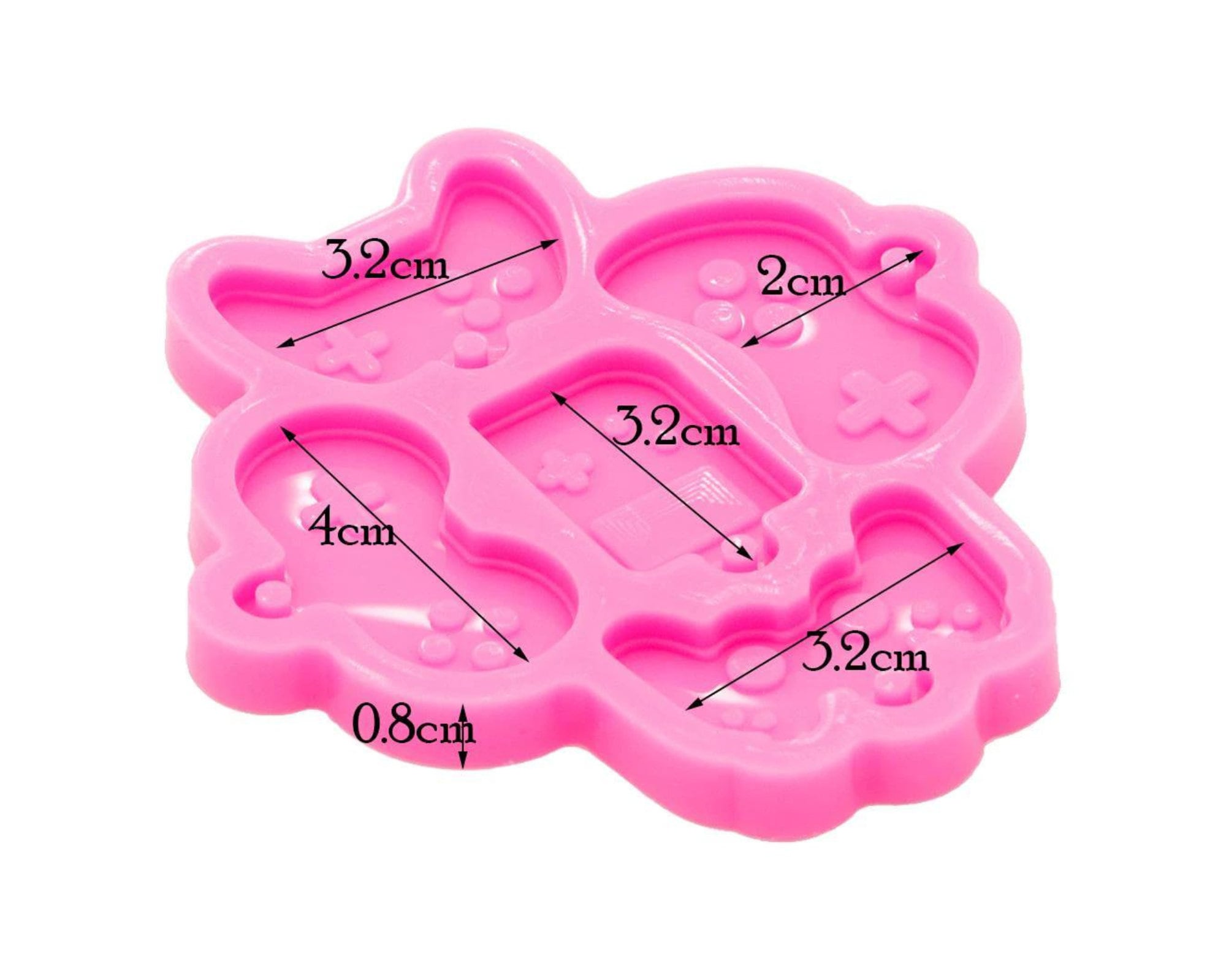 1pc Gaming remote earring mould, dangle drop mold, shiny Silicone mold, DIY Jewelry Making, epoxy Resin mould, Jewellery supplies australia