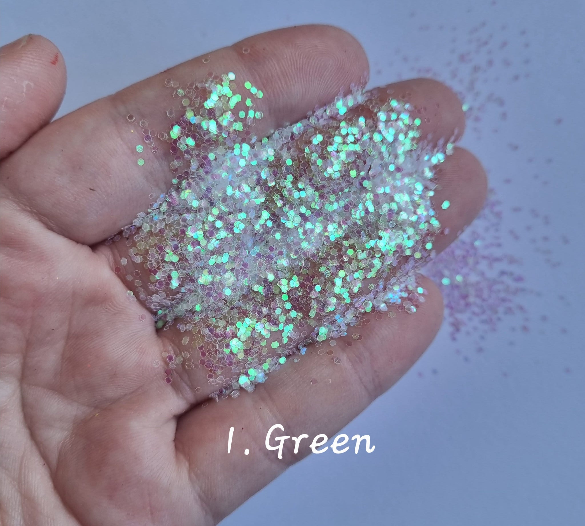 50g Holographic Small Nail Glitter, Holographic Sequins, Iridescent Mixed Hexagon, Sparkly Body Glitter, Manicure Glitter, Laser glitter