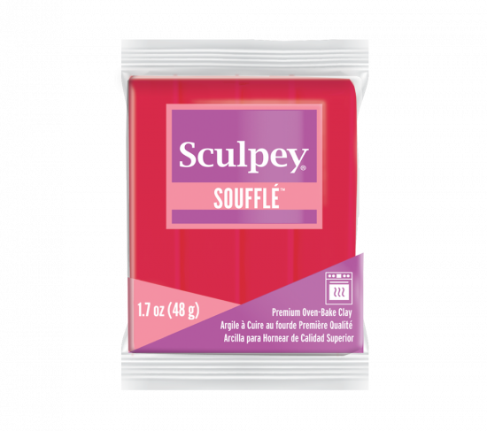 Sculpey Soufflé™ Oven Bake Clay - 1.7oz - Raspberry
