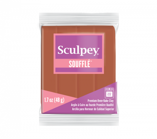 Sculpey Soufflé™ Oven Bake Clay - 1.7oz - Cinnamon