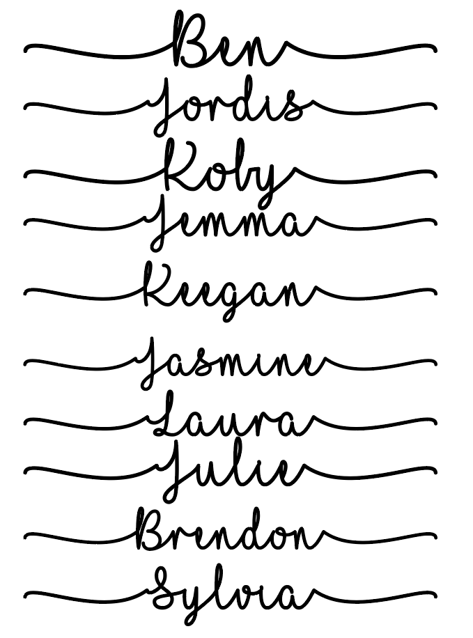 Custom order for Julie Anne