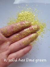 50g Solid Colours Hexagon Glitter sequin Mixed shape