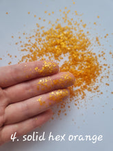 50g Solid Colours Hexagon Glitter sequin Mixed shape