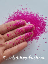 50g Solid Colours Hexagon Glitter sequin Mixed shape