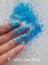 50g Solid Colours Hexagon Glitter sequin Mixed shape