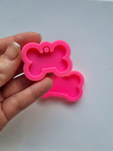 1pc dog bone keychain, dog tag mold, shiny Silicone mold, Clay DIY Jewelry Making, glitter epoxy Resin mould, Jewellery supplies australia