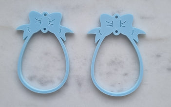 10pcs Easter Egg Basket Laser Cut Acrylic