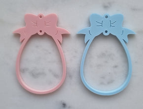 10pcs Easter Egg Basket Laser Cut Acrylic