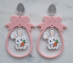 10pcs Easter Egg Basket Laser Cut Acrylic