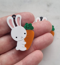 2-10pcs Handmade Double Layered Easter Bunny + Carrot