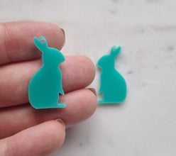 10pcs (5pr) Laser Cut Easter Bunny With Hole