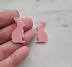 10pcs (5pr) Laser Cut Easter Bunny With Hole