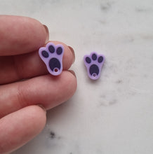 10pcs (5pr) UV Printed Laser Cut Bunny Feet With Hole