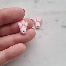 10pcs (5pr) UV Printed Laser Cut Bunny Feet With Hole