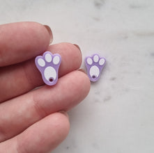 10pcs (5pr) UV Printed Laser Cut Bunny Feet With Hole