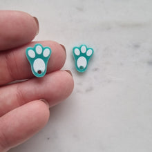 10pcs (5pr) UV Printed Laser Cut Bunny Feet With Hole