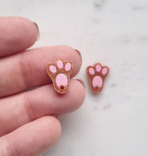 10pcs (5pr) UV Printed Laser Cut Bunny Feet With Hole