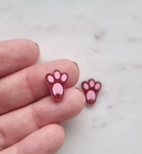 10pcs (5pr) UV Printed Laser Cut Bunny Feet With Hole