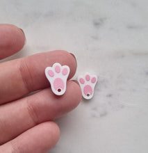 10pcs (5pr) UV Printed Laser Cut Bunny Feet With Hole