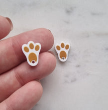 10pcs (5pr) UV Printed Laser Cut Bunny Feet With Hole
