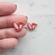 10pcs (5prs) UV Printed Laser Cut Acrylic Bunny Ears With Hole