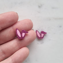 10pcs (5prs) UV Printed Laser Cut Acrylic Bunny Ears With Hole