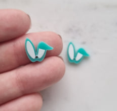 10pcs (5prs) UV Printed Laser Cut Acrylic Bunny Ears With Hole