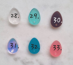 10pcs (5prs) Laser Cut Acrylic Eggs with Holes