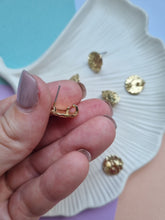 14mm 6pcs (3prs) Zinc Alloy Earring connector, Seashell