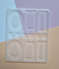 1pcs Mutli-Rectangular Dangle earring silicone mould.