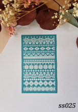 SS025 Ancient Aztec Pattern Silk Screen