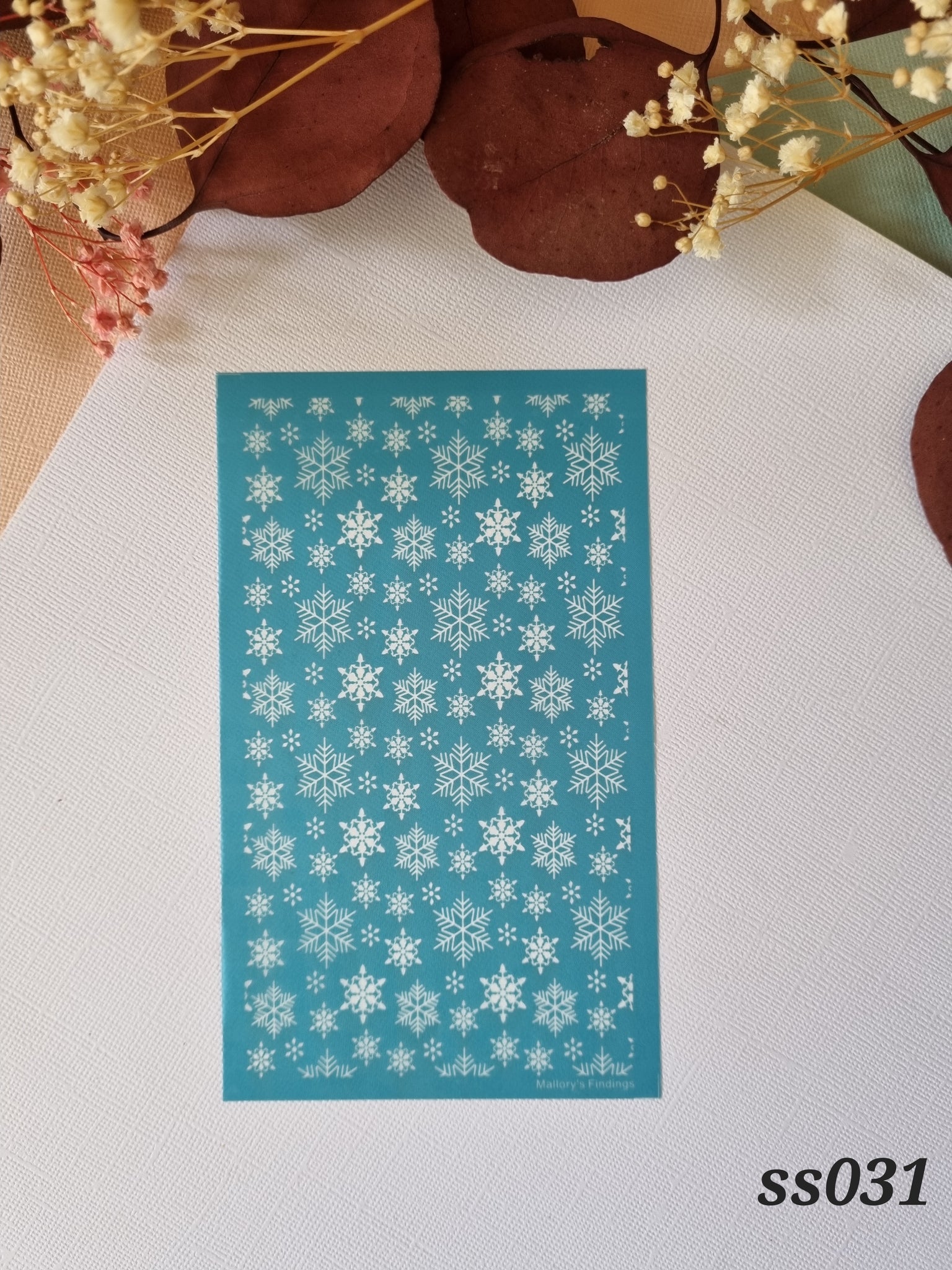 SS031 Snowflake Heaven Pattern Silk Screen