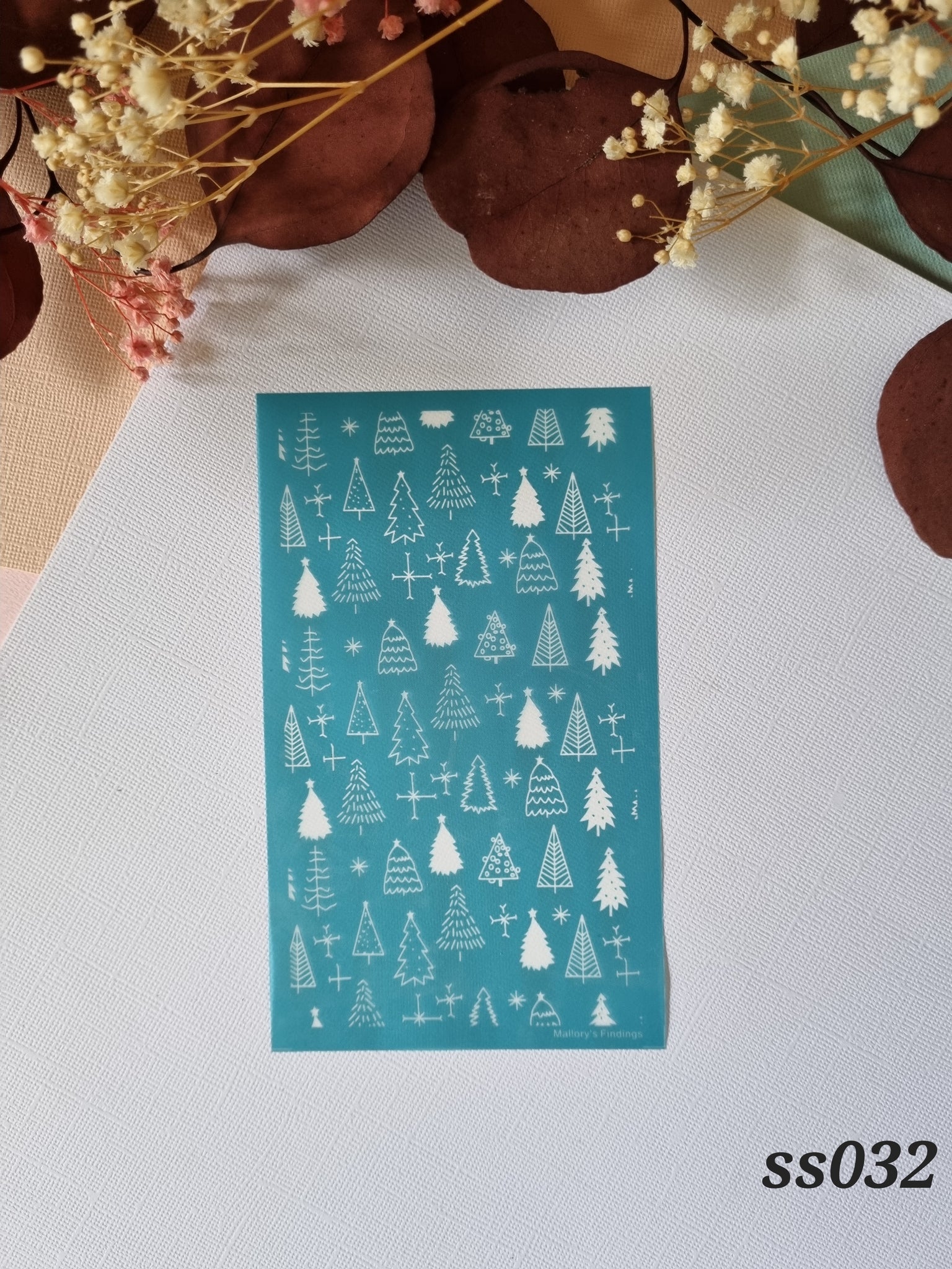 SS032 Pine Trees Pattern Silk Screen