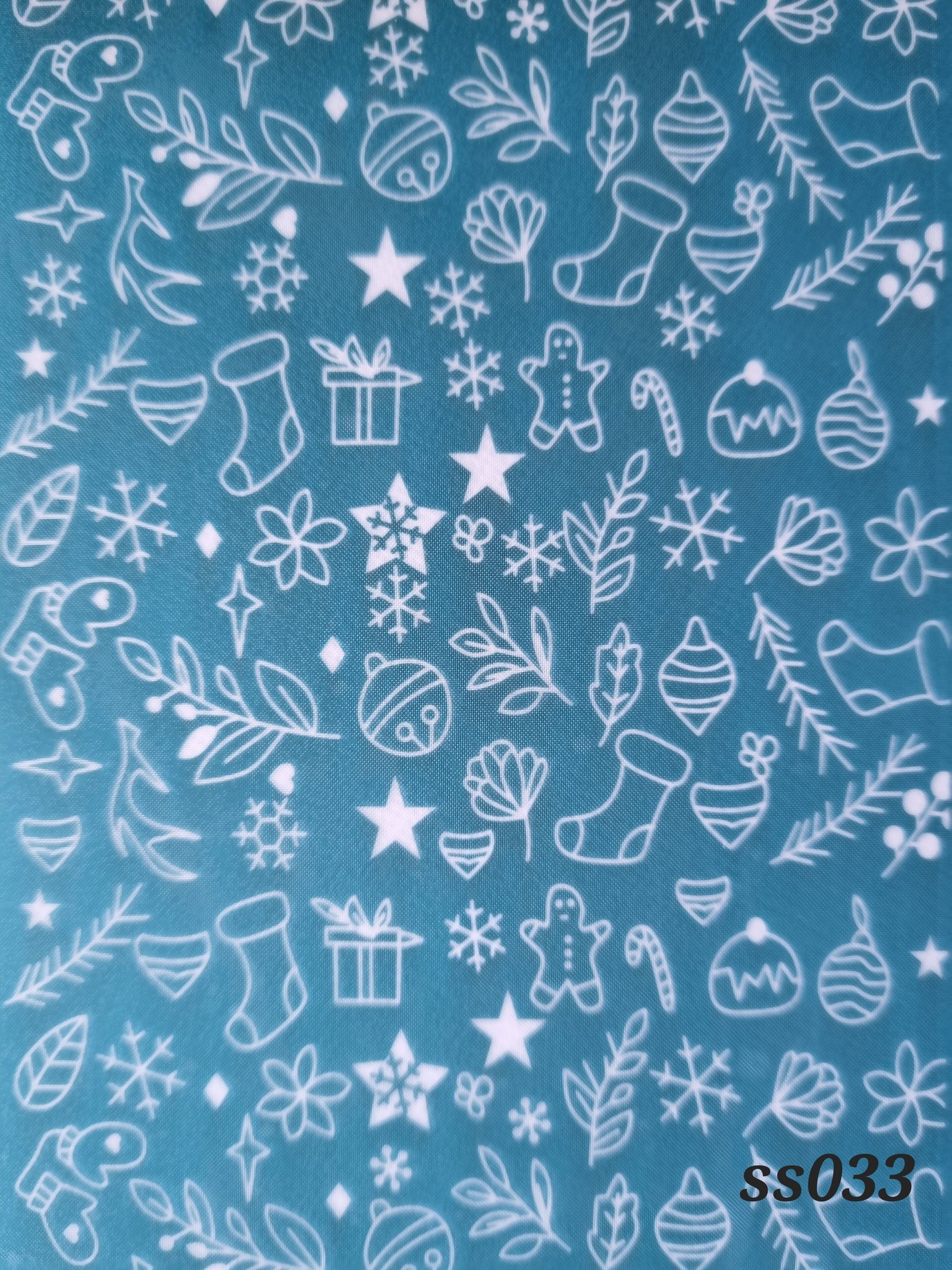 SS033 Christmas Medley Pattern Silk Screen