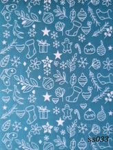 SS033 Christmas Medley Pattern Silk Screen