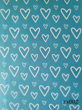 SS002 All About Hearts Pattern Silk Screen