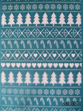 SS035 St Nick Pattern Silk Screen