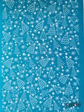 SS036 Christmas Tree Sparkle Pattern Silk Screen