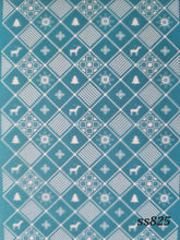 SS825 Kris Kringle Pattern Silk Screen