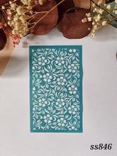 SS846 Billie Floral Pattern Silk Screen
