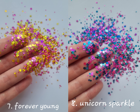 50g Bag Round Glitter Sequin Mixes