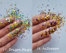 50g Bag Round Glitter Sequin Mixes