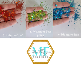 20g Iridescent Chunky Nail Glitter, Iridescent Sequins, Iridescent Mixed Hexagon, Sparkly Body Glitter, Manicure Glitter