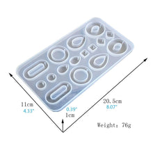 1pcs Mutli-Dangle earring silicone mould.