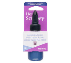 Sculpey Liquid Bakeable Clay Navy Metallic 1oz 30ml